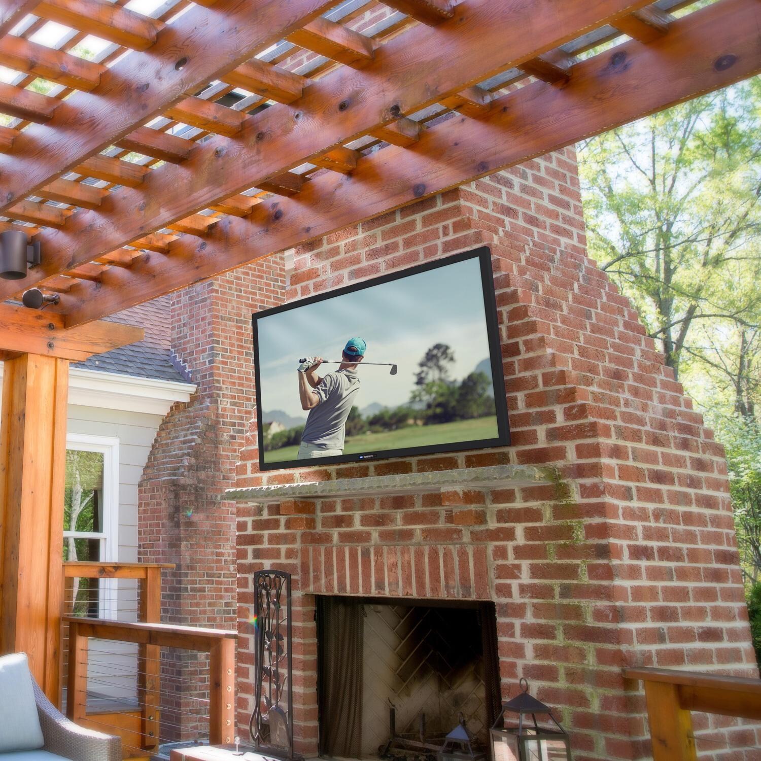 SunBriteTV Black SB-S2-75-4K-BL Signature 2 Series 75 Inch LED HDR 4K Outdoor TV - Lifestyle thumbnail