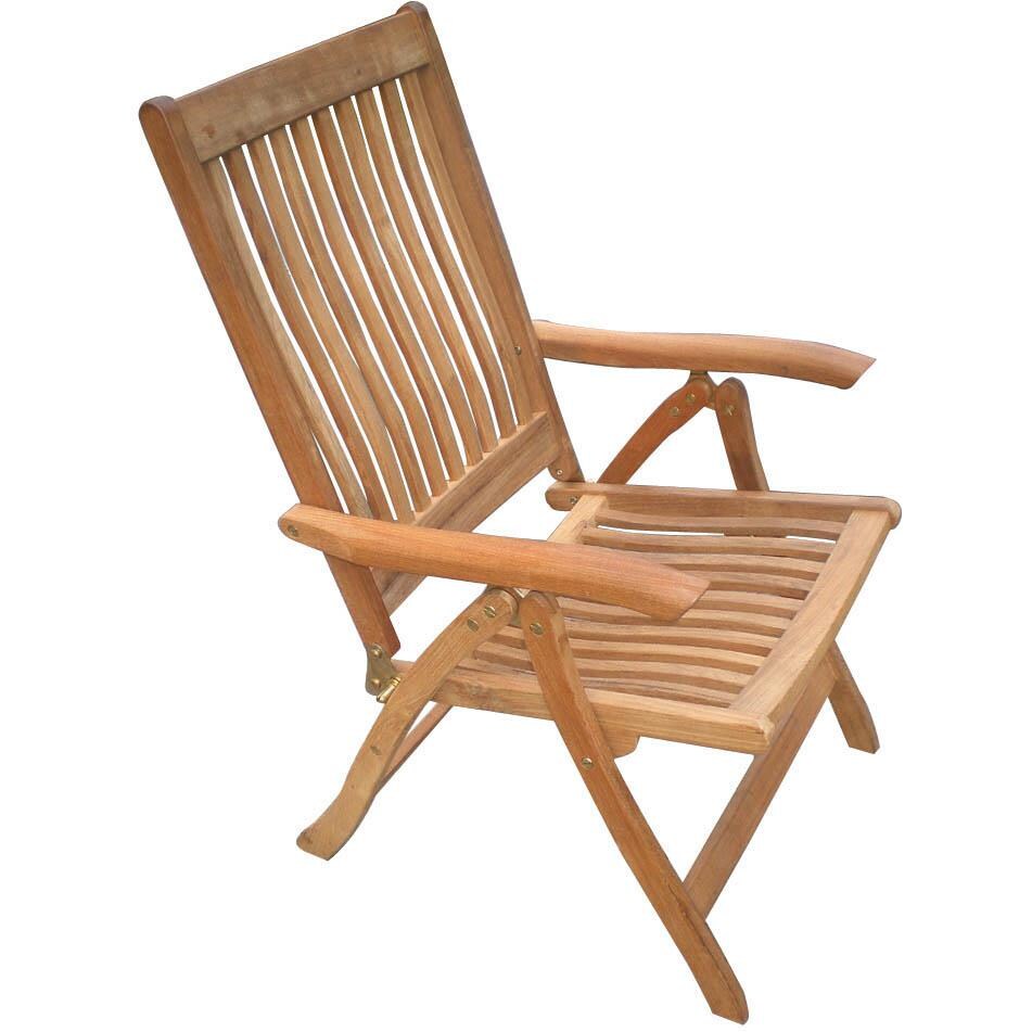Estate Teak Patio Dining Arm Chair By Royal Teak Collection BBQGuys
