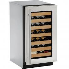 U-Line 2000 Series 18-Inch 31 Bottle Built-In / Freestanding Wine Captain - Stainless Steel - U-2218WCS-00B image