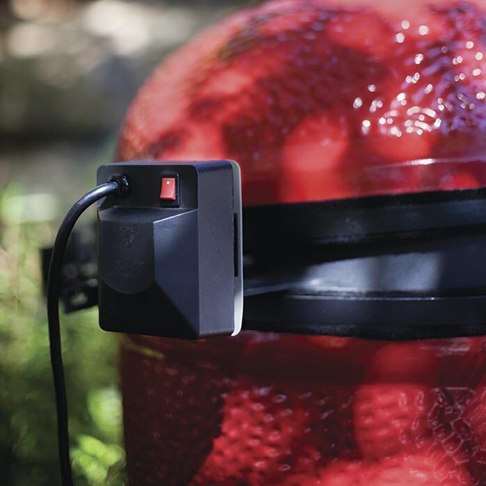 Kamado Joe JoeTisserie Rotisserie System - Rotisserie Motor View - Lifestyle thumbnail