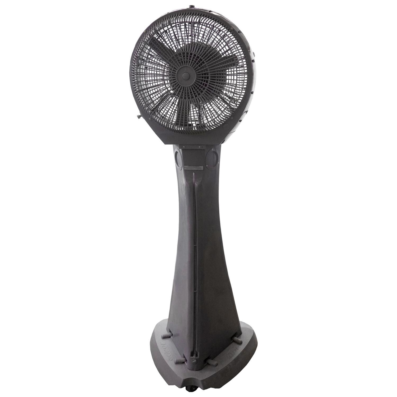 Ecojet by Joape LVP-050201 Tornado Reservoir 26-Gallon Outdoor Misting Fan - Gray - Back View thumbnail