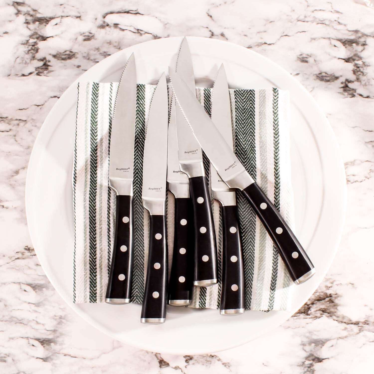 BergHOFF 5-in Essentials Classico 12 Pc Stainless Steel Steak Knife Set - Lifestyle thumbnail