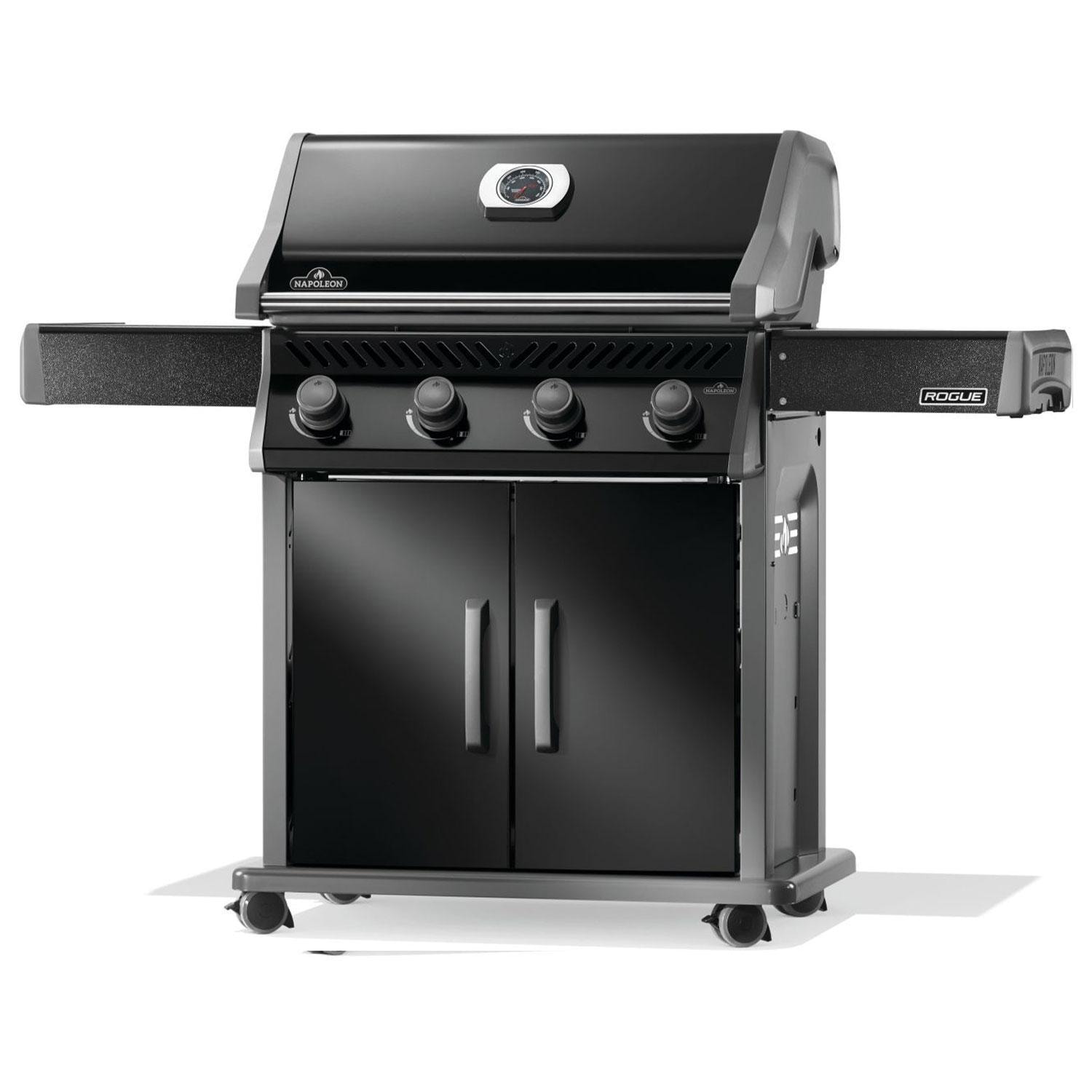 Napoleon R525PK-2-SS Rogue 525 Propane Gas Grill - Black - Left Angle - White Background thumbnail