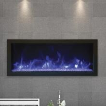 Amantii Panorama Series Extra Slim 40-Inch Built-In Electric Fireplace - Indoor/Outdoor - BI-40-XTRASLIM