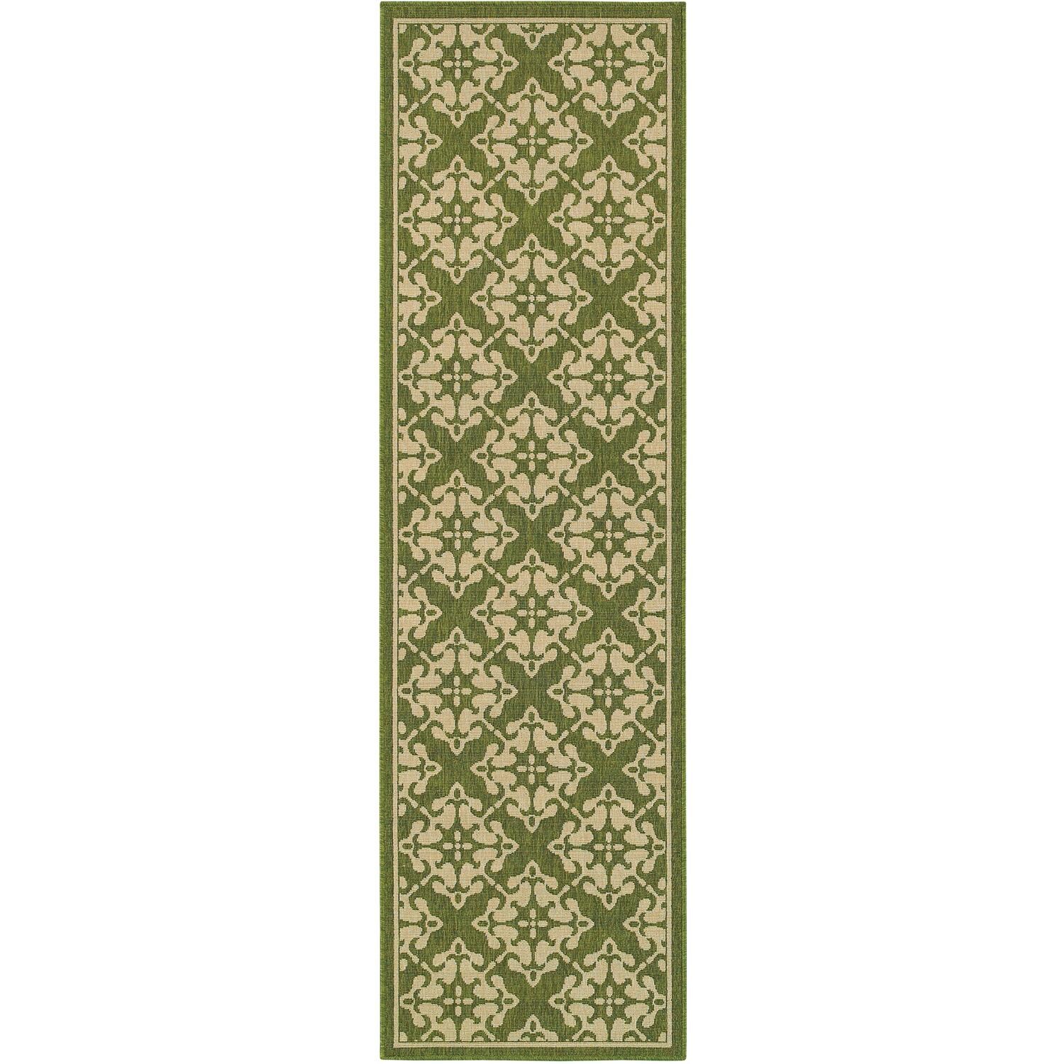 Tommy Bahama Seaside 2 X 8 Indoor/Outdoor Runner By Oriental Weavers - Green & Beige thumbnail
