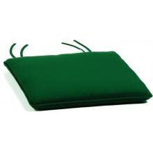 Sunbrella Canvas Hunter Green Medium Outdoor Replacement Dining Side Chair Cushion W/ Knife Edge By Oxford Garden image