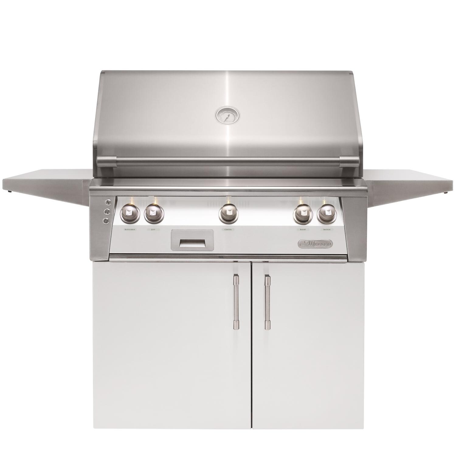 Alfresco ALXE 36-Inch Propane Grill With Rotisserie - Signal White Gloss - ALXE-36C-LP-S9003