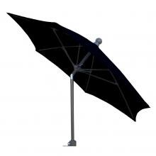 FiberBuilt 9 Ft. Aluminum Market Patio Umbrella W/ Crank Lift & Tilt - Black image