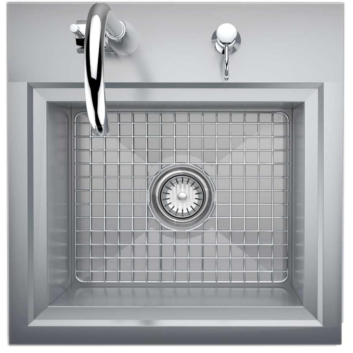 Sunstone Premium 21 X 20 Drop In Sink With Hot/Cold Faucet - Overhead View thumbnail