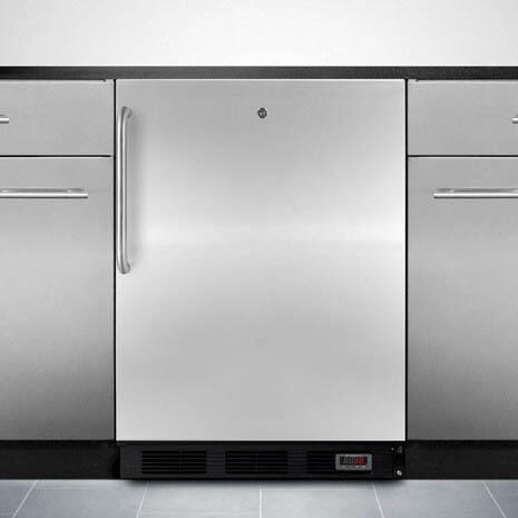 Summit 5.5 Cu. Ft. Built-In / Freestanding Commercial Rated Pub Cellar With Towel Bar Handle - FF7LBLPUBCSS - Built-In View thumbnail