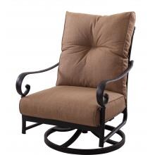 Darlee Santa Anita Cast Aluminum Patio Swivel Rocker Club Chair image