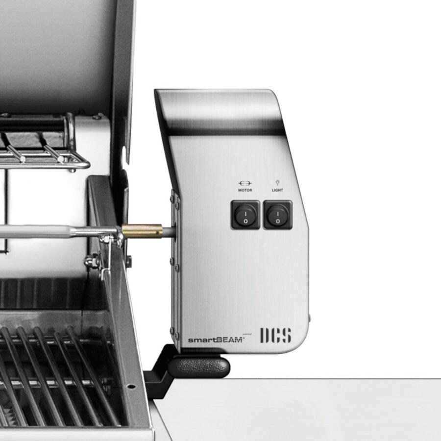 DCS Series 7 Traditional BH1-30R-N 30-Inch Natural Gas Grill With Rotisserie On DCS CSS Cart With Two Side Shelves - Folding Side Shelf thumbnail