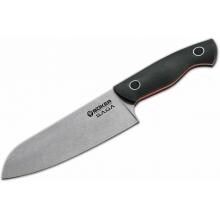 Boker Saga 6-3/8 Inch Santoku Knife - Stonewash image