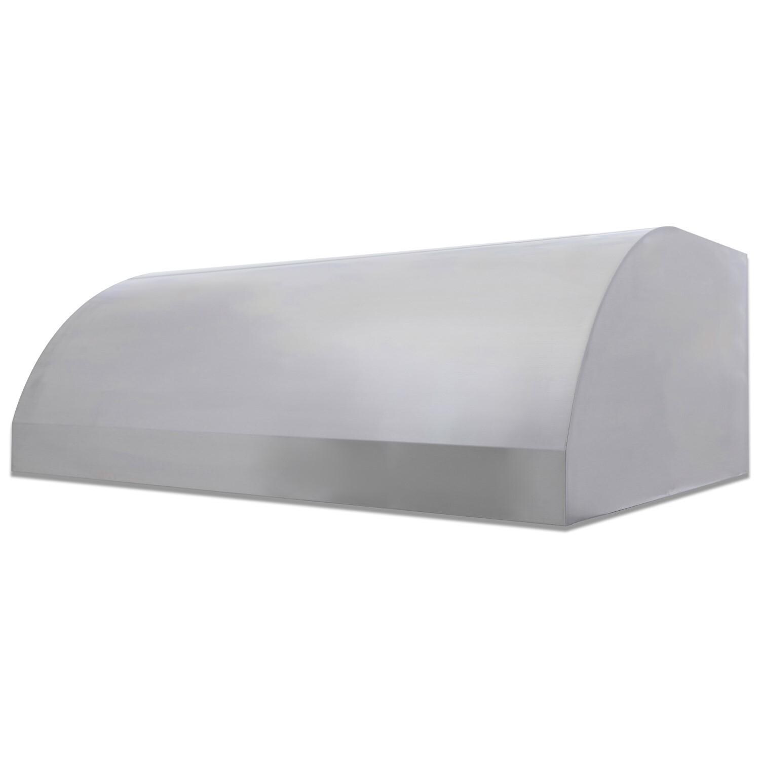 Blaze BLZ-48-VHOOD 48-Inch Stainless Steel Vent Hood - 2000 CFM - Angled - White Background thumbnail