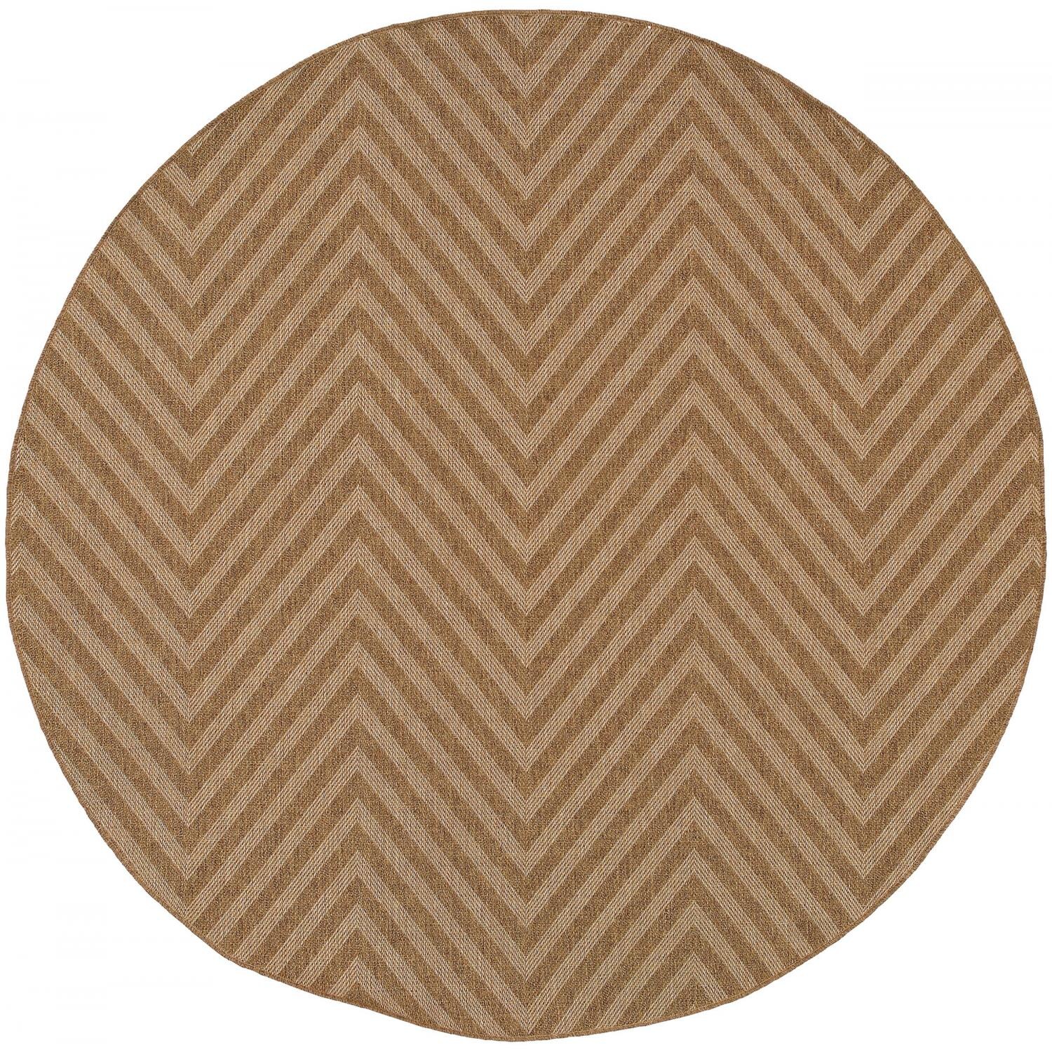 Oriental Weavers Karavia 7.10 Ft. Round Indoor/Outdoor Rug - 1330X thumbnail