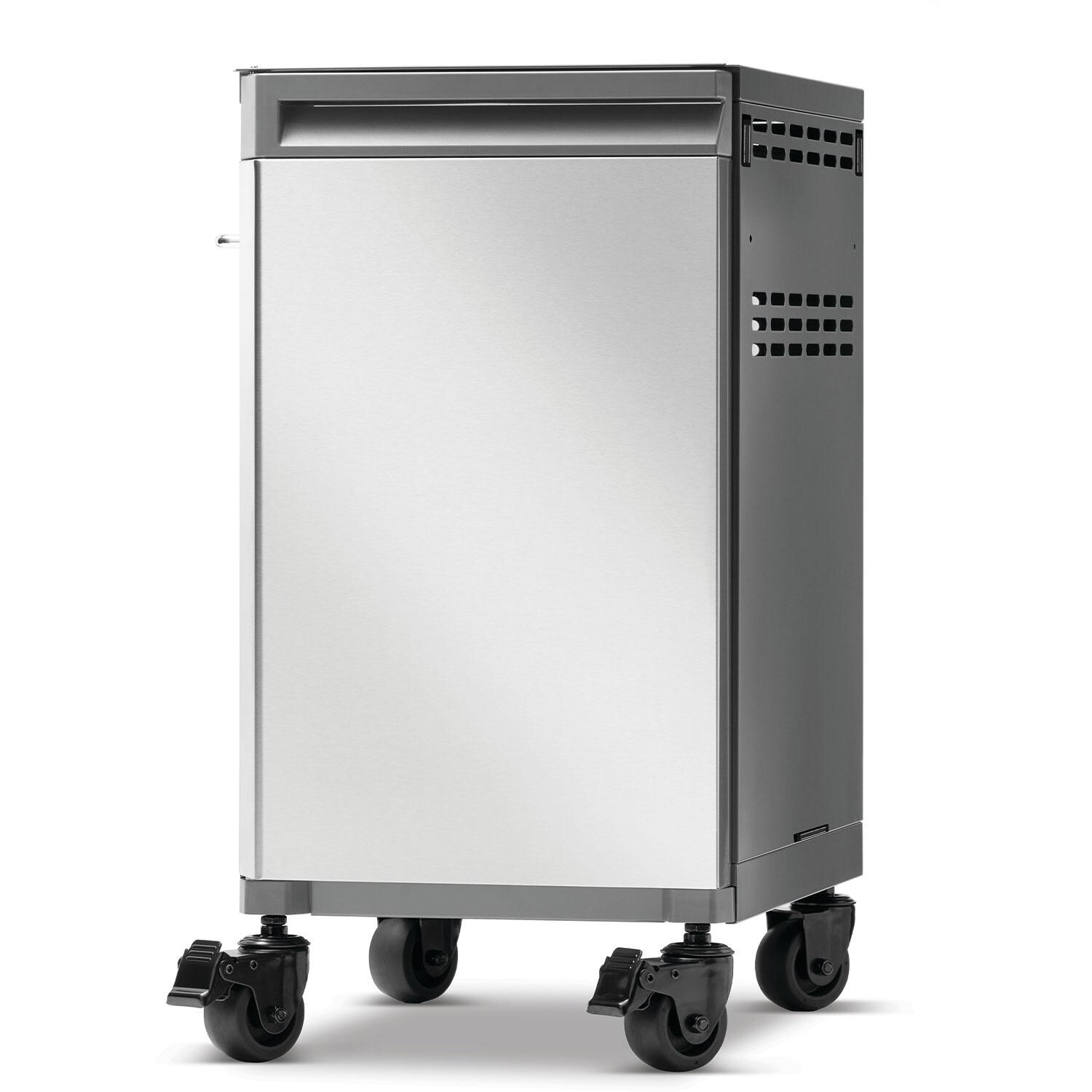Napoleon 68003 Prestige 2 Pc Grill Storage Cabinet Carts - Left Cabinet Cart - Angled Left - White Background thumbnail