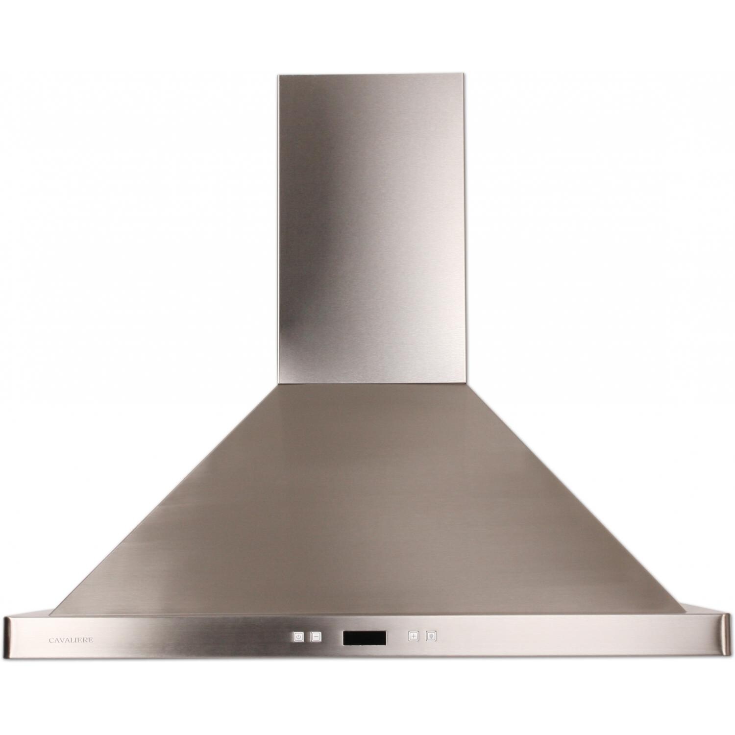 Cavaliere 36-Inch 900 CFM Island Mounted Range Hood - Front View thumbnail