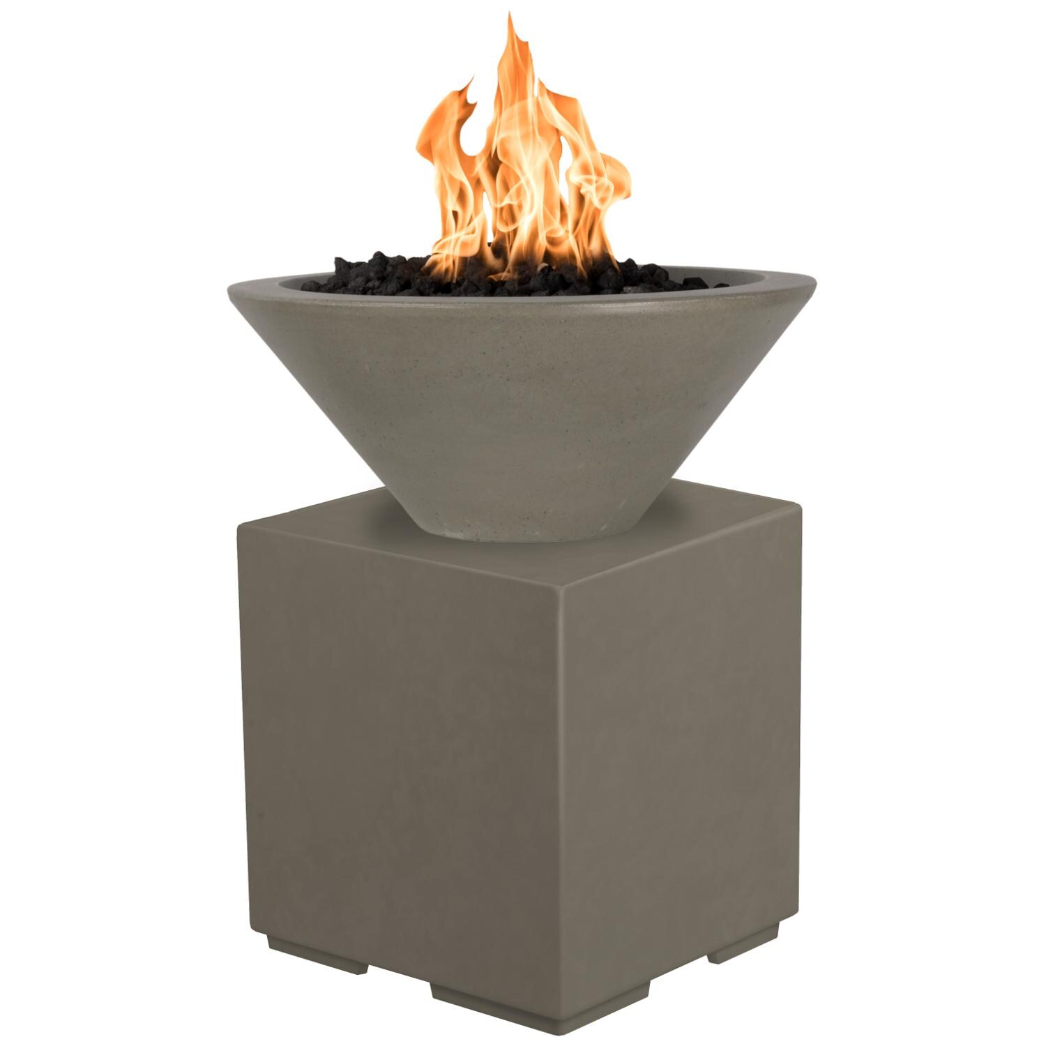 Ash GFRC Pillar with Bowl Outline thumbnail