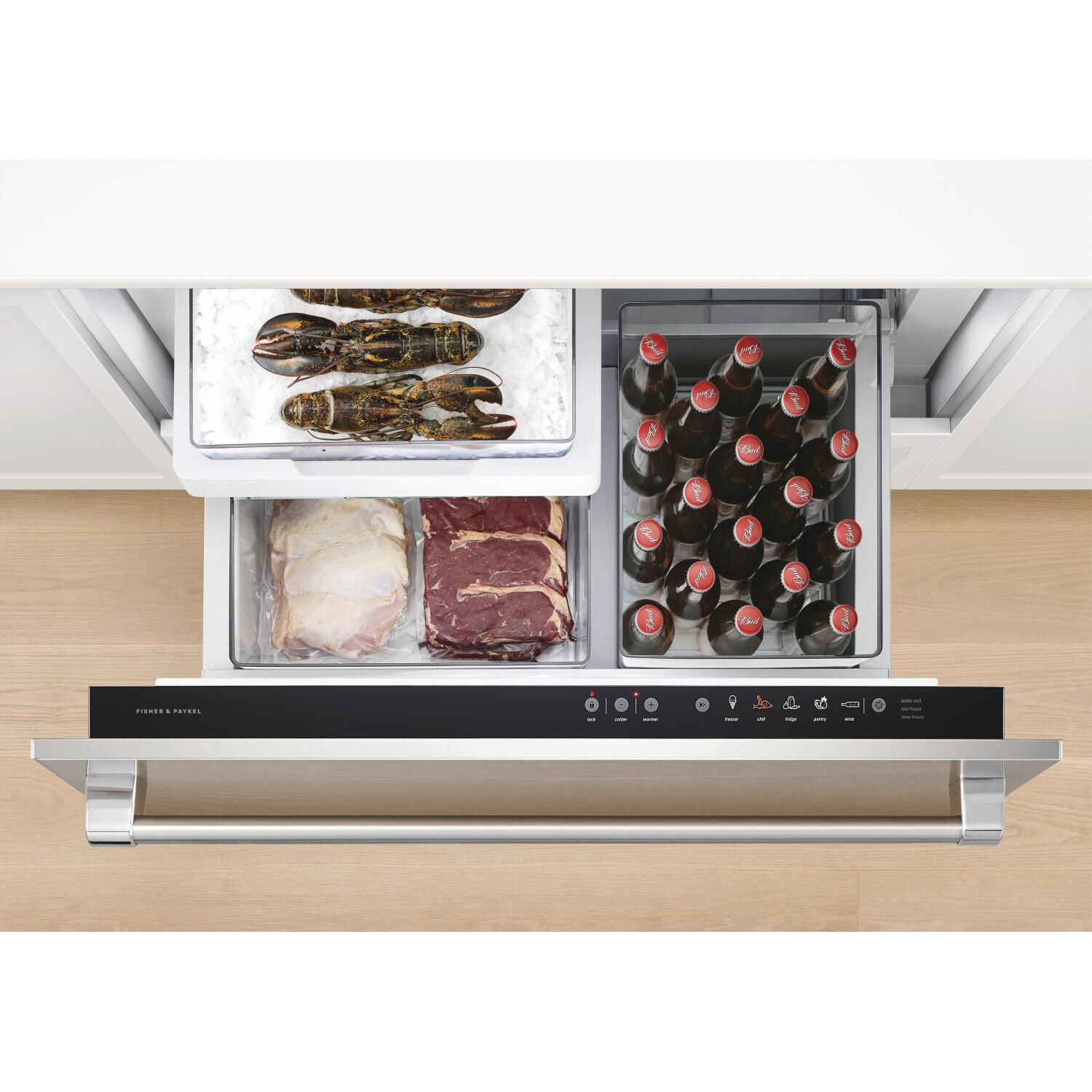 Fisher Paykel Professional CoolDrawe Refrigerator With Door Panel - Chill Mode thumbnail