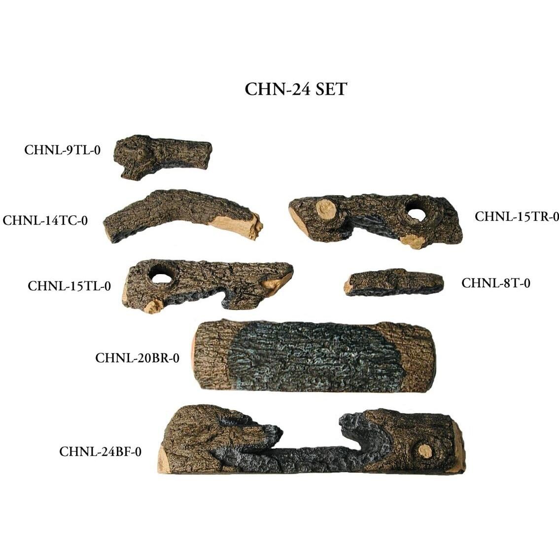 Peterson Real Fyre Charred Northern Oak Log Breakdown 