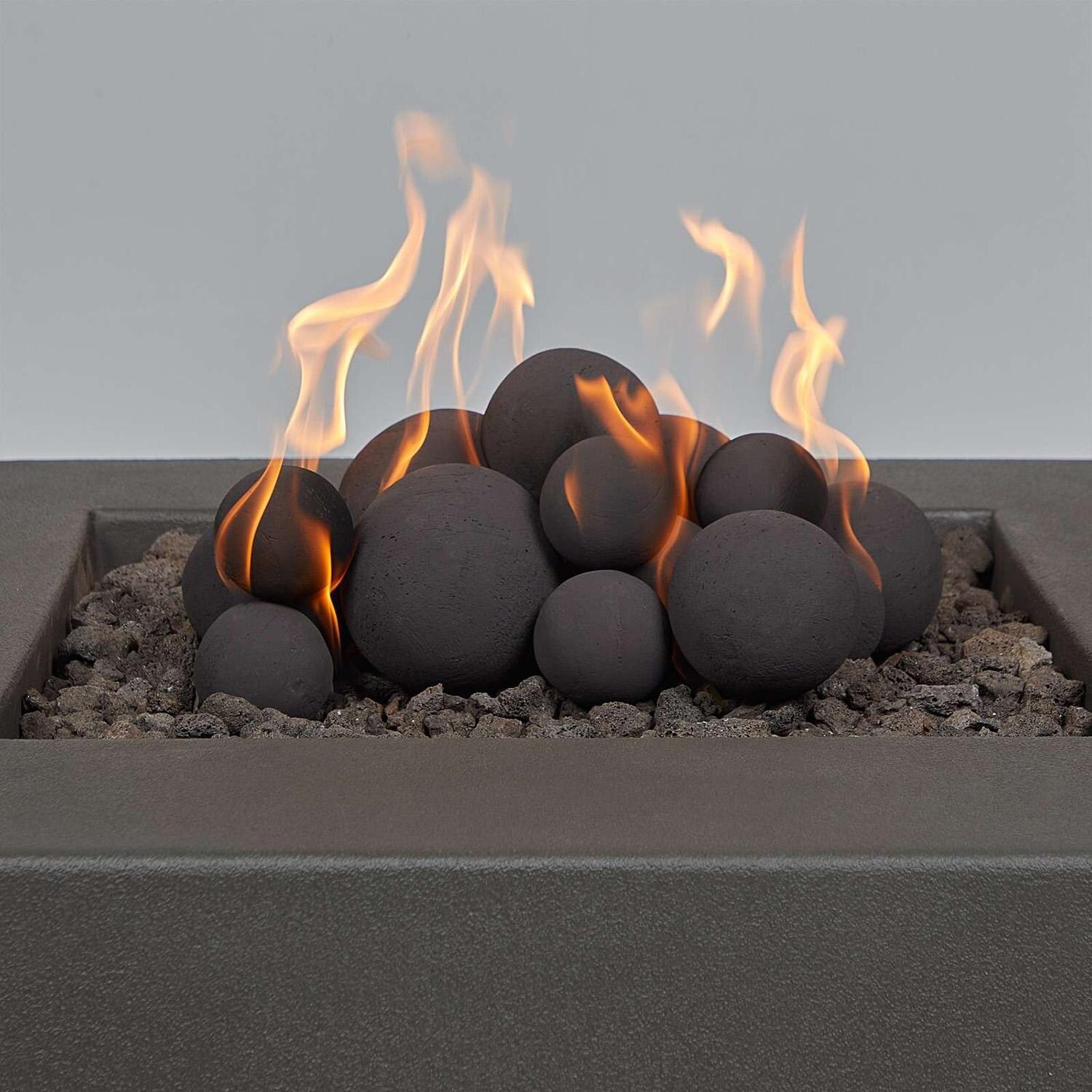 20 Pc Outdoor Fire Pit Sphere Set by Lakeview - White Background thumbnail
