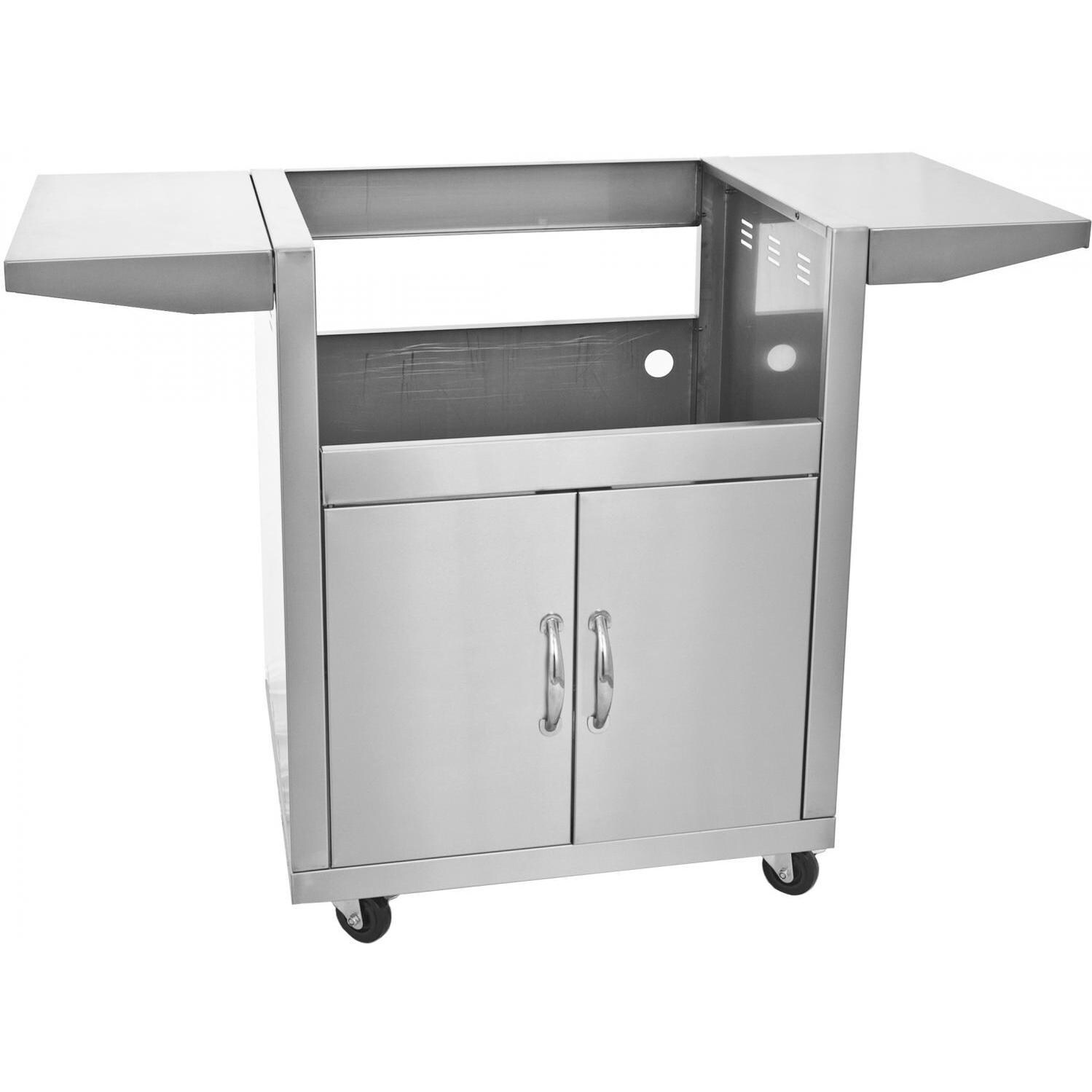 Blaze Grill Cart For 3 Burner Gas Grill - Side View thumbnail