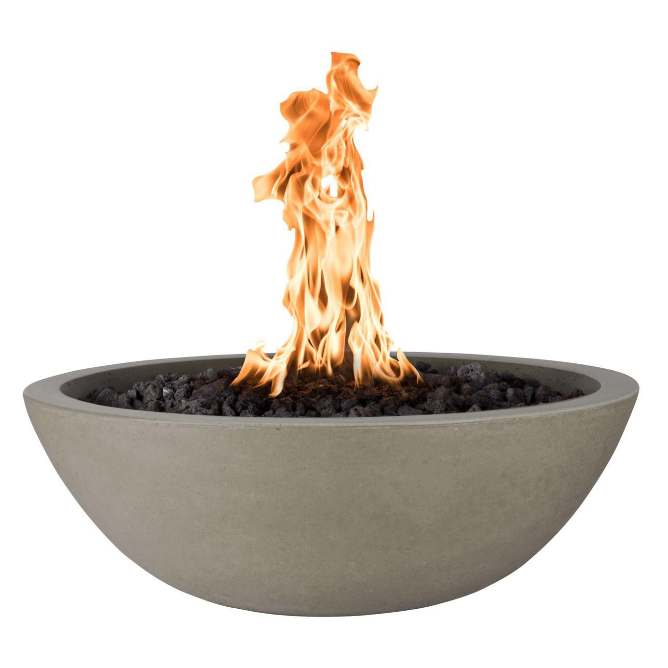 Top Fires by The Outdoor Plus Sedona Gas Fire Bowl - Ash - Angle thumbnail