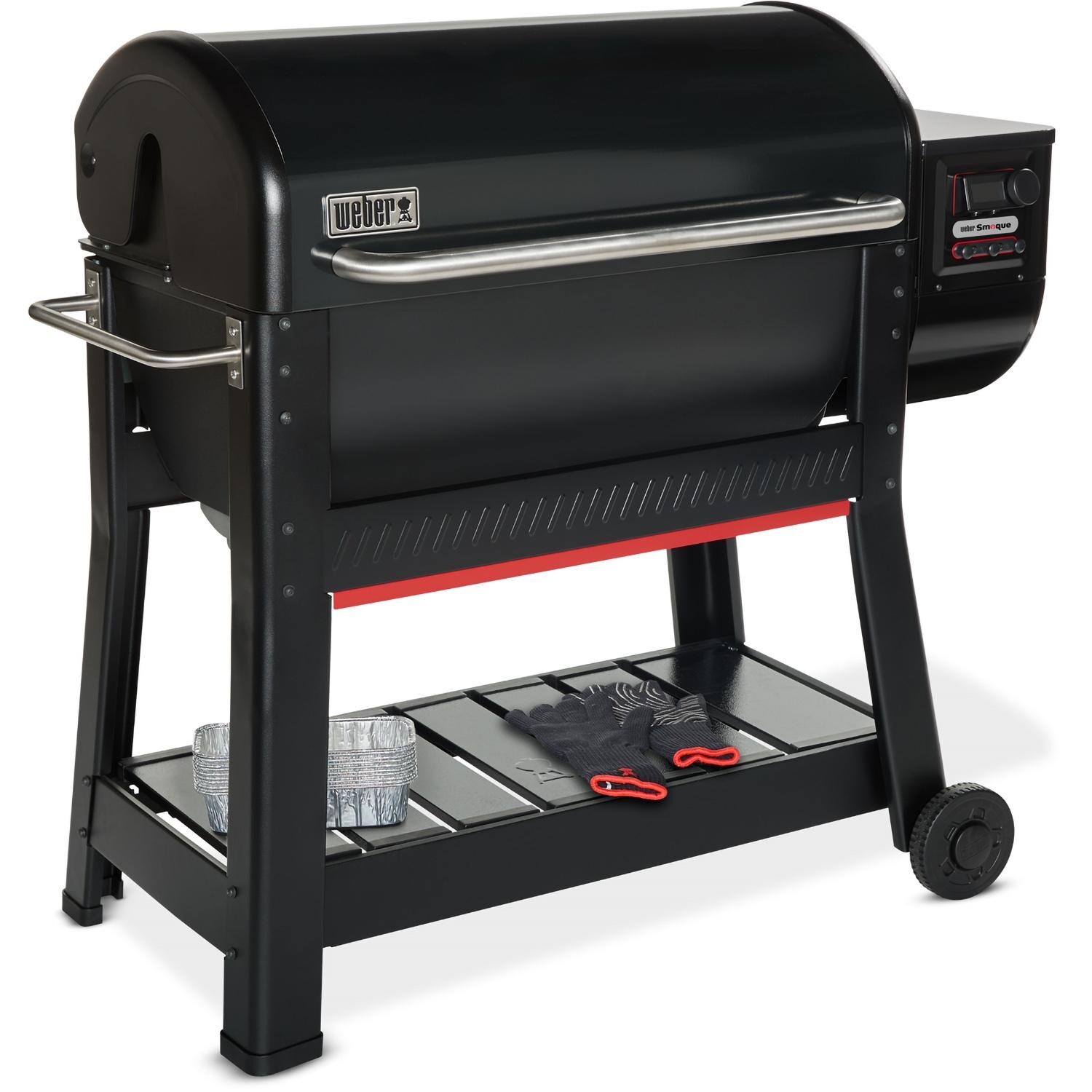 Weber Smoque XL Pellet Bottom Shelf - Items on Shelf (Grill not Included) - White Background thumbnail