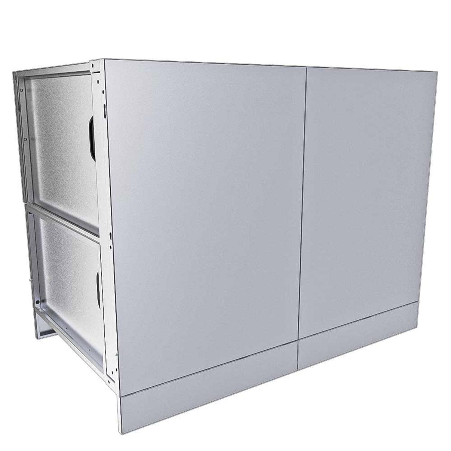 Sunstone SAC44HGDC 44 In. Sunstone Base Cabinet for Up To 38 In Pellet Grill - Rear View - White Background thumbnail