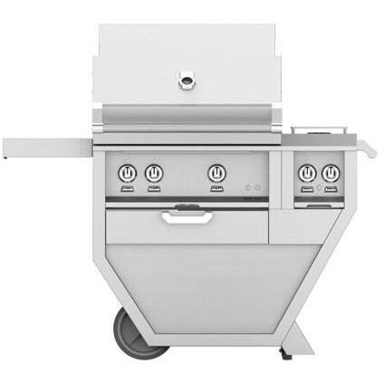 Hestan 30-Inch Deluxe Freestanding Gas Grill With Sear Burner, Rotisserie And Double Side Burner thumbnail