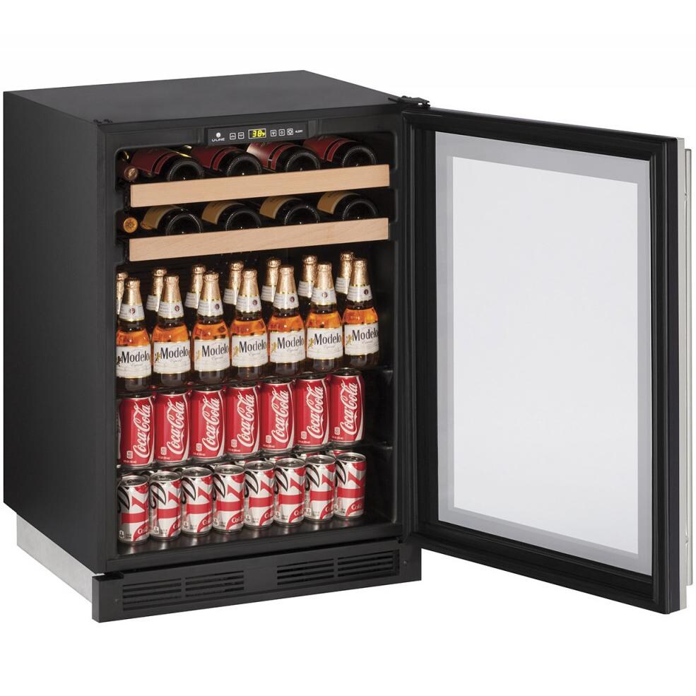 U-Line U-1224BEVS-13B - Open Stocked View thumbnail