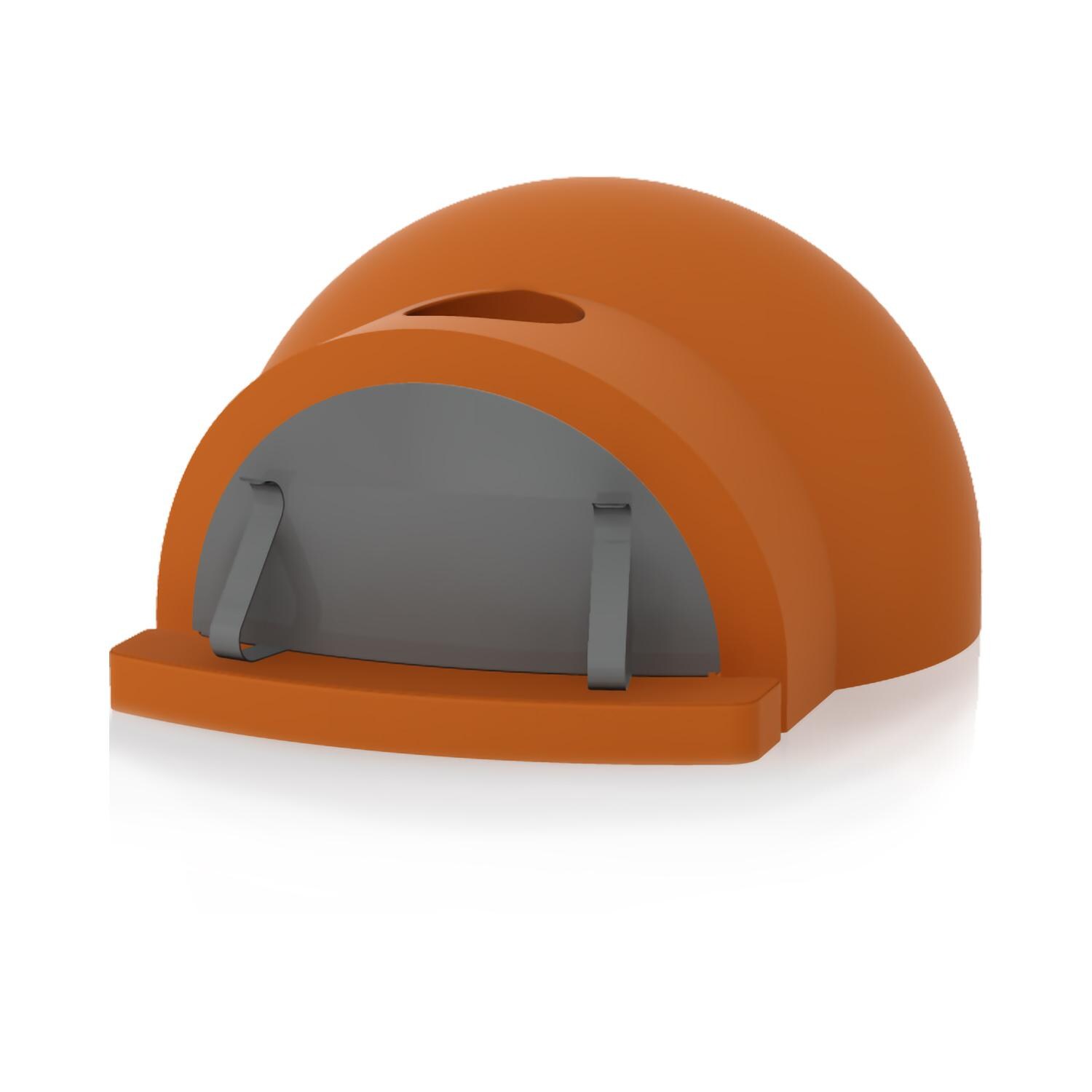Alfa Pizza Cupolino V60 23-Inch Ready-To-Finish Wood-Fired Pizza Oven - Front View With Oven Door thumbnail