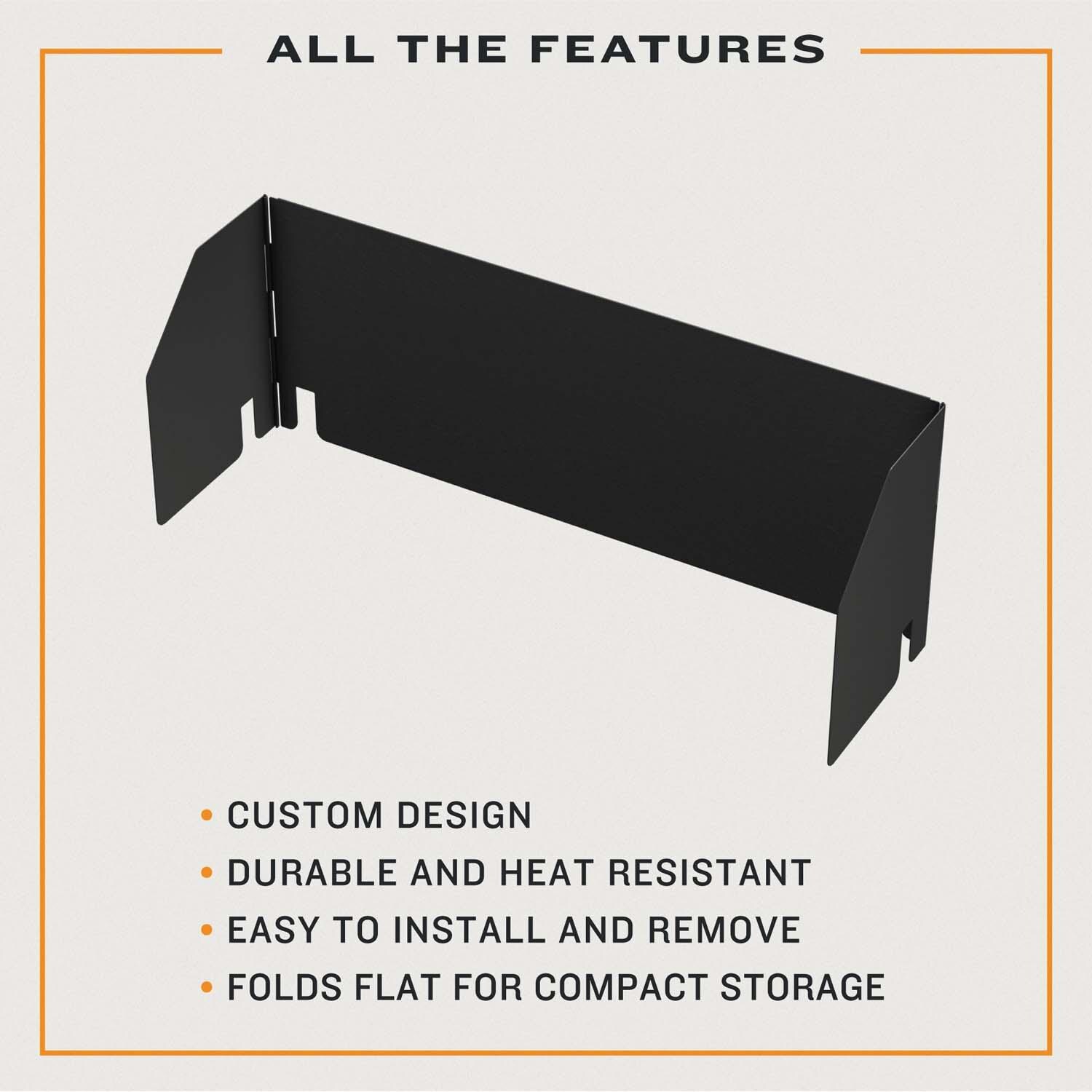 Oklahoma Joe's 9919881W06 Firecraft Wind Guard - Features - Detail thumbnail