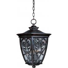 Maxim Newbury VX Three Light 19-Inch Outdoor Hanging Lantern - Oriental Bronze - 40128CDOB image