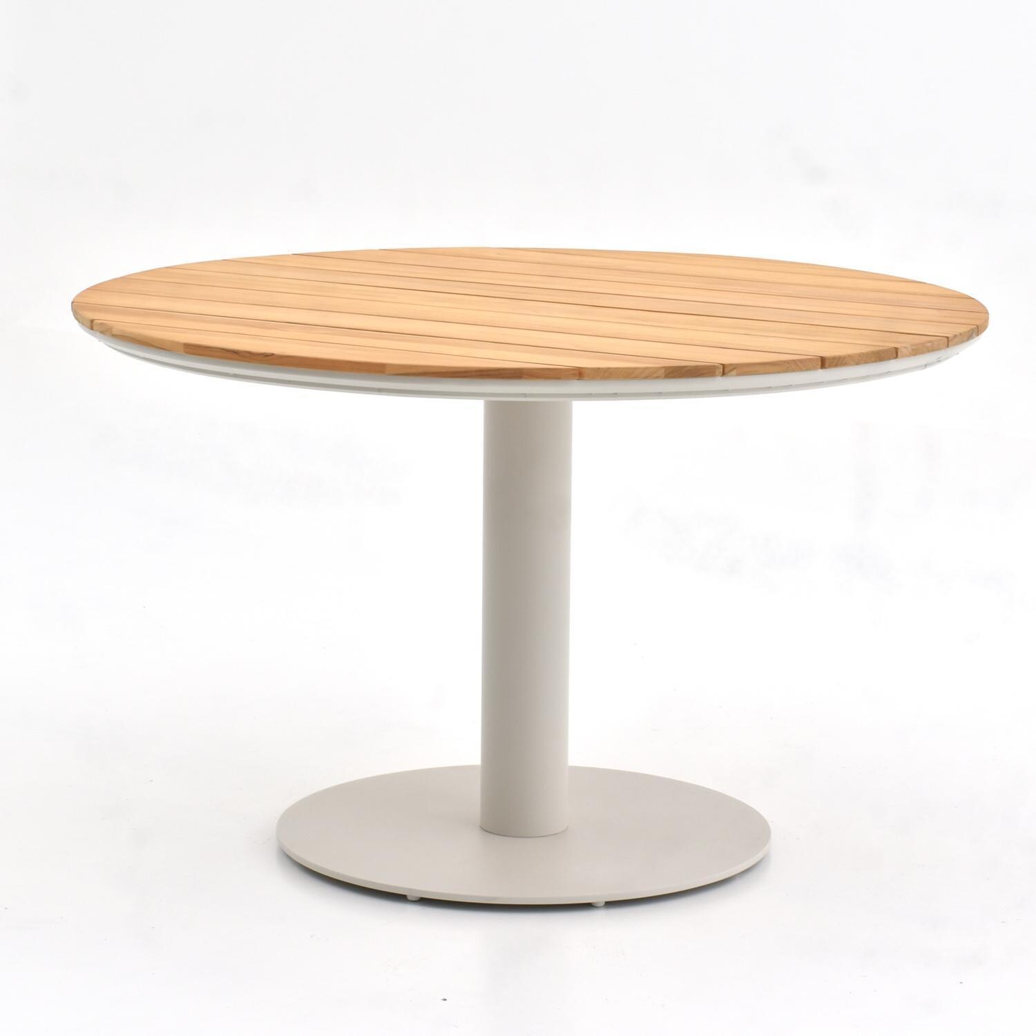 Lakeview Outdoor Designs LV-359-5 Avery Island 5 Pc Aluminum Dining Set in Gray By Lakeview - Table - White Background thumbnail