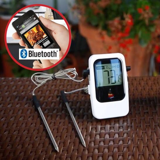 Maverick Redi-Chek App-Enabled iChef Bluetooth BBQ Thermometer With Two Hybrid Probes