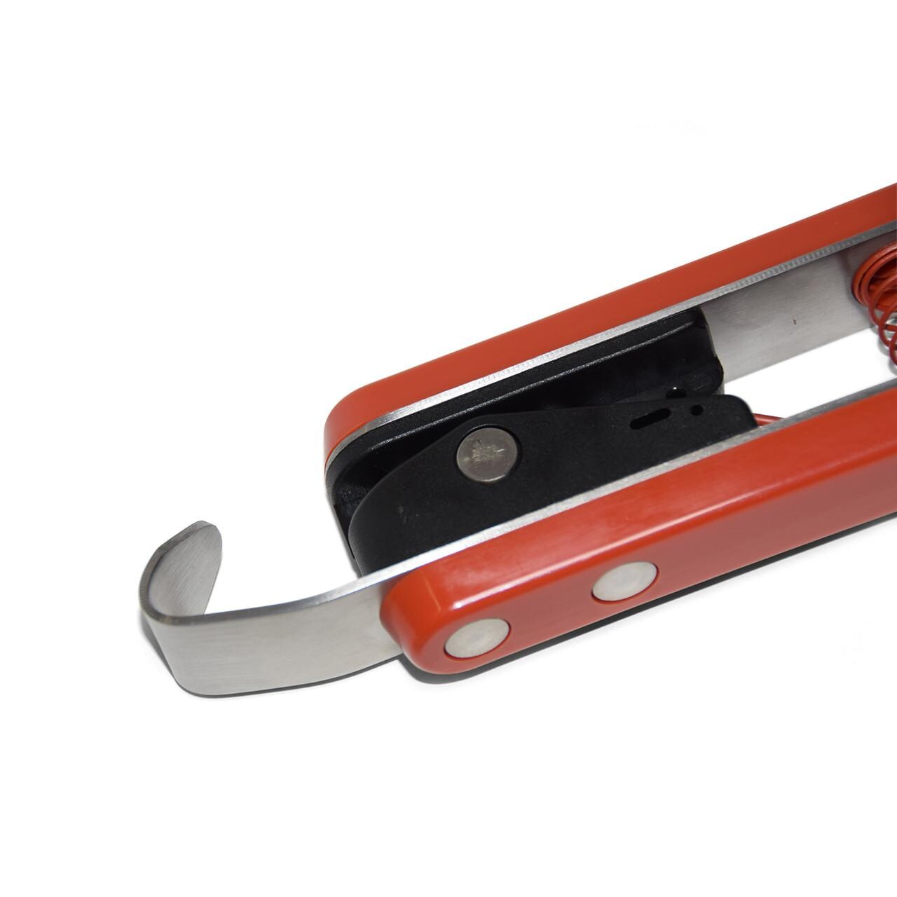 Portable Kitchen 16-Inch Stainless Steel BBQ Tongs - Hook thumbnail