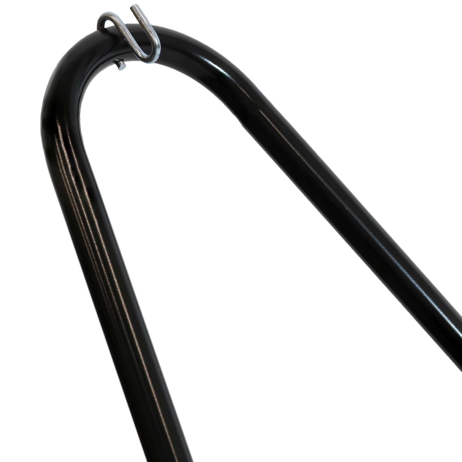 Ultimate Patio Steel Portable Hammock Stand - Black - Close-Up thumbnail