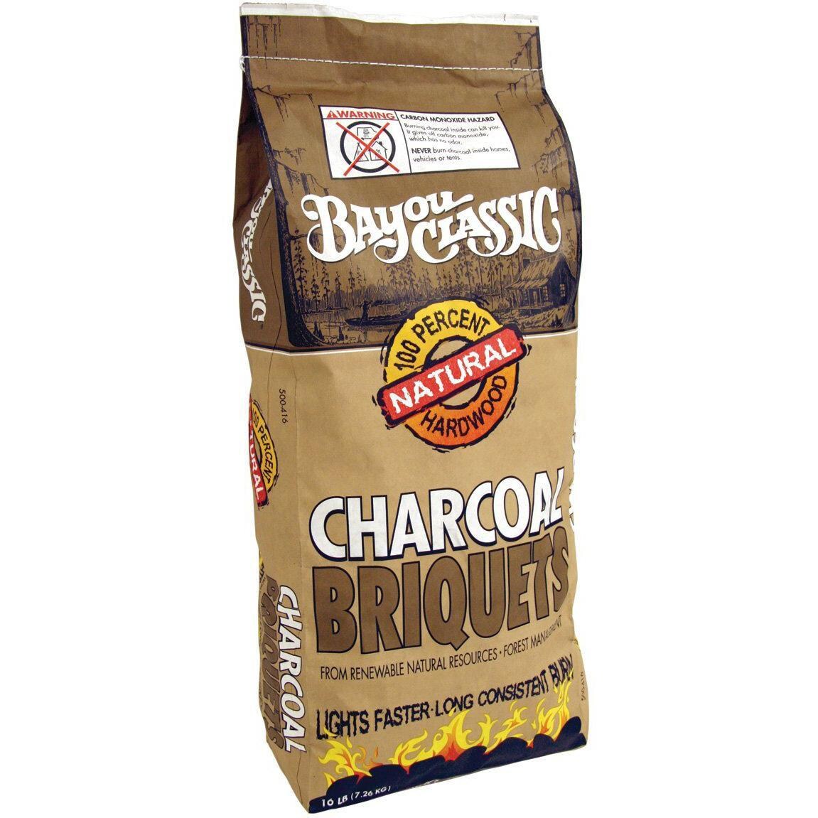 Bayou Classic Natural Charcoal Briquets 16-Pound Bag - 500-416