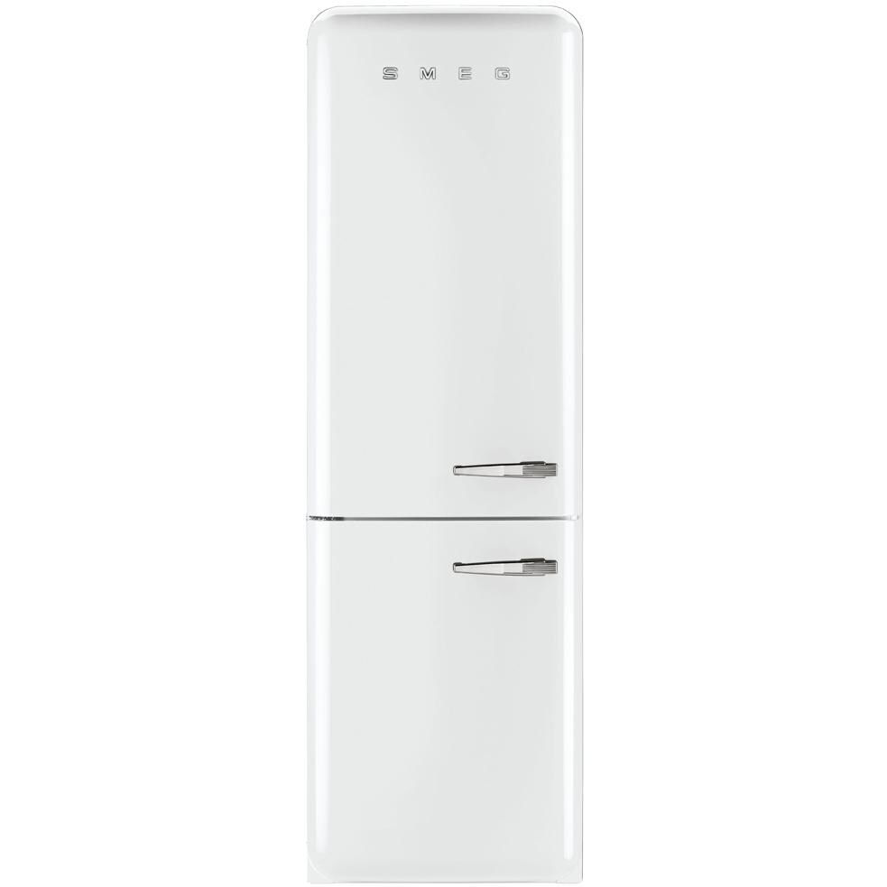 Smeg 50s Retro Style 11.7 Cubic-Foot Refrigerator With Automatic Bottom Freezer - White - Left Hinge - FAB32UWHLN thumbnail
