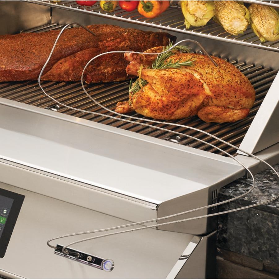 Twin Eagles TEPG36R 36-in Built-In Stainless Steel Pellet Grill & Smoker w/ Rotisserie - Three Temperature Probes - Detail thumbnail
