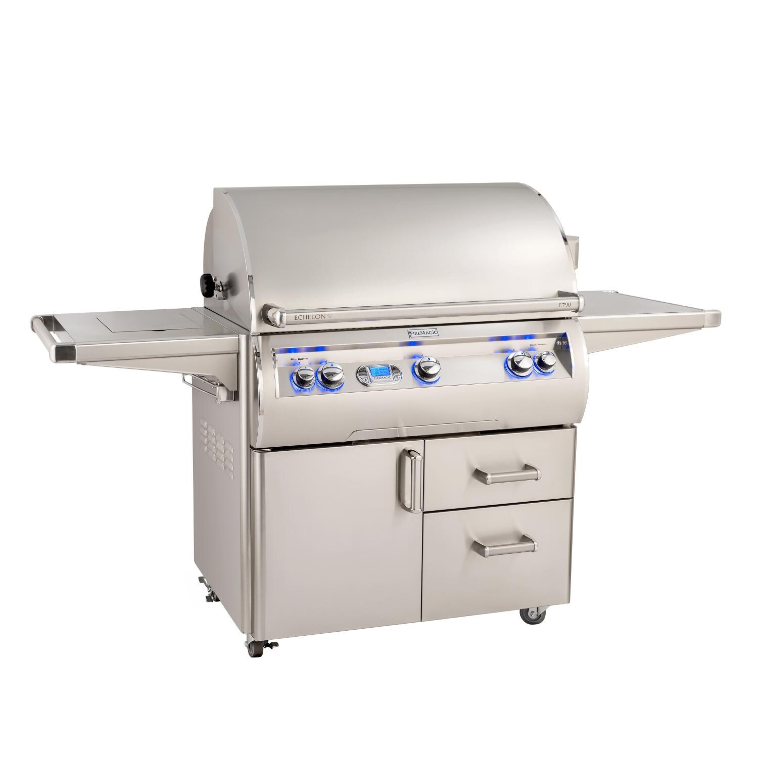 Fire Magic - E790S-8L1N-62 - Echelon Diamond 36-Inch Natural Gas Grill W/ Side Burner, One Infrared Burner & Rotisserie thumbnail