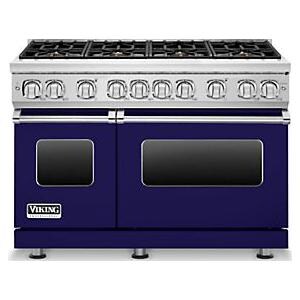 Viking Professional 7 Series 48-Inch 8-Burner Propane Gas Range - Cobalt Blue - VGR7488BCBLP