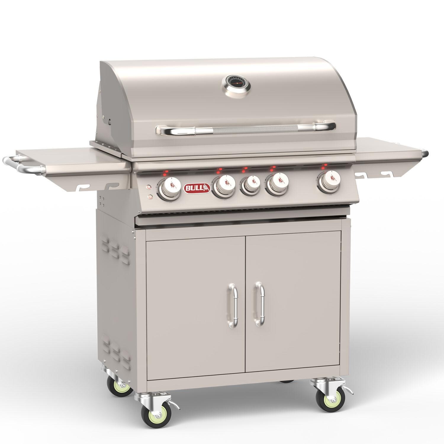 Bull 44000 Angus 30-in 4-Burner Freestanding Propane Gas Grill - Rotisserie Kit - White Background thumbnail