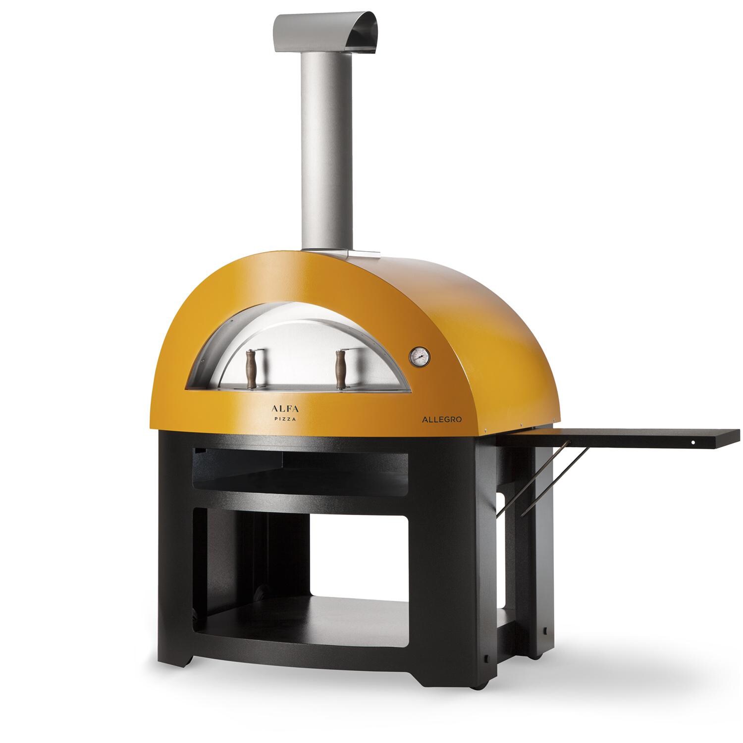 Alfa Allegro 39-Inch Outdoor Wood-Fired Pizza Oven - Yellow - FXALLE-LGIA