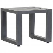 Redondo 24 X 20 Inch Rectangular Aluminum Patio End Table By Sunset West image