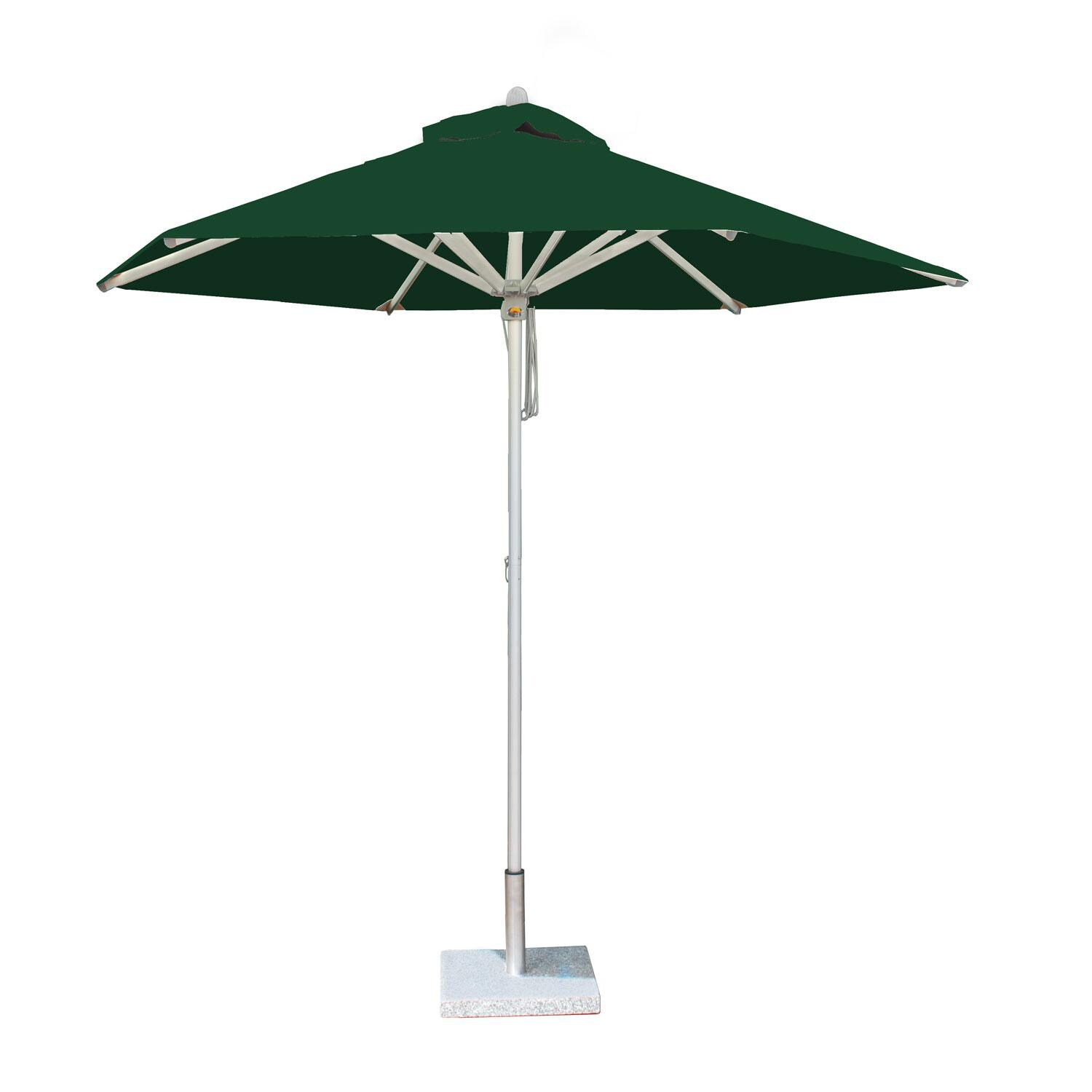 Bambrella Santa Ana 9 Ft. Round Market Umbrella - Forest Green thumbnail