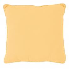Sunbrella Canvas Buttercup Throw Pillow By BBQGuys - 18 X 18 image