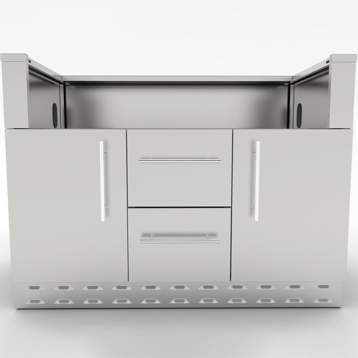 Sunstone 46 Inch Outdoor Kitchen Gas Grill Cabinet Sac46glpcd