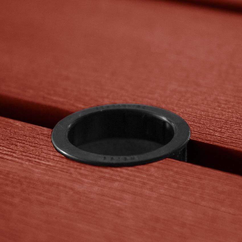 Lookwood 71 Inch Jasper Polyresin Picnic Table By Lakeview Outdoor Designs - Umbrella Hole - Detail thumbnail